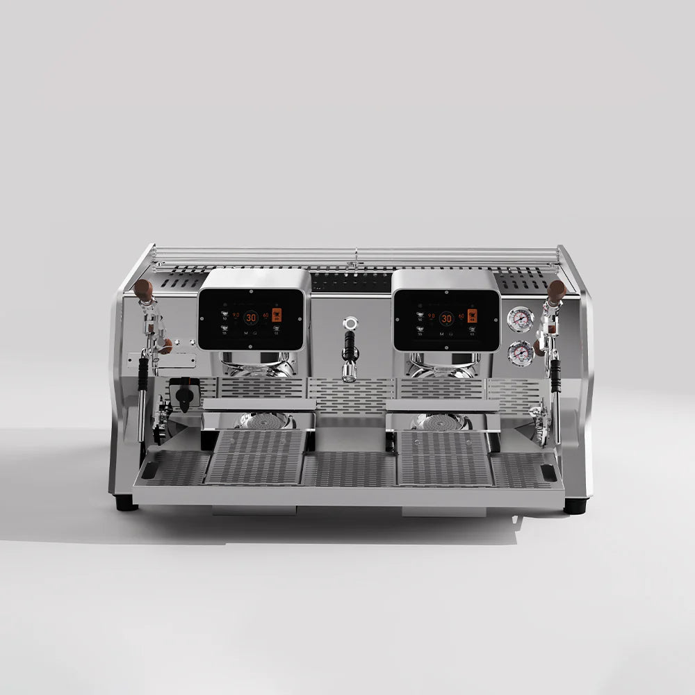 Wendougee Mantis er en semi-automatisk espressomaskin konstruert for profesjonell bruk i miljøer med høyt volum. 