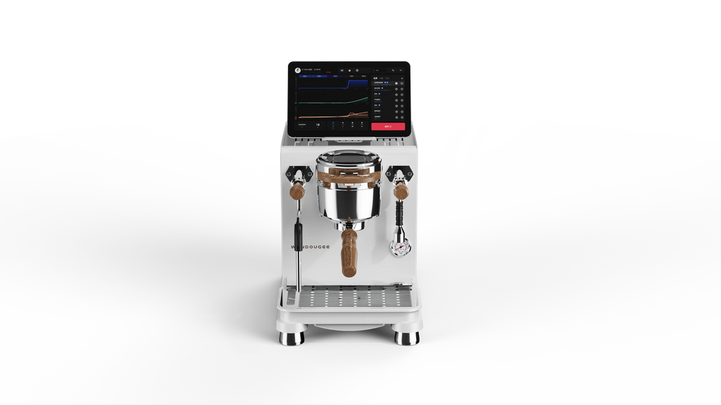 Wendougee Data S – Dual Boiler Espressomaskin. Robust konstruksjon i rustfritt stål – bygget for daglig profesjonell bruk