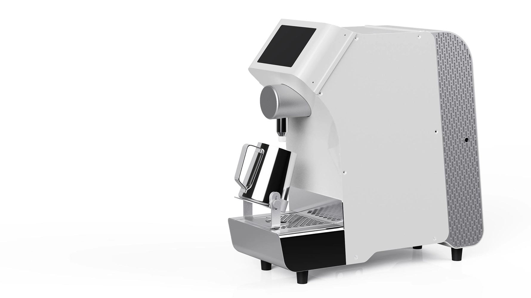 Med bransjens første 5" touch-skjerm får baristaer full kontroll over både temperatur og tekstur – uansett om det skal lages varm, kremet mikroskum eller kaldt, luftig melkeskum.